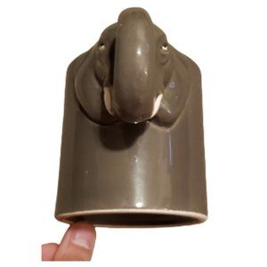 Bergschrund Seattle Elephant Coffee Mug 1987 Vintage Gray Retro 80s OS Pre-owned